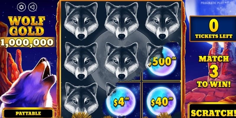 New £1,000,000 Winner Through Pragmatic Play’s Wolf Gold Scratchcard on PlayOJO